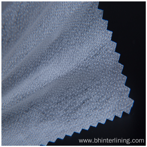 Double dot nonwoven fusible interlining/lining for clothing